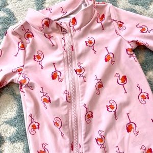 Adorable flamingo swimsuit